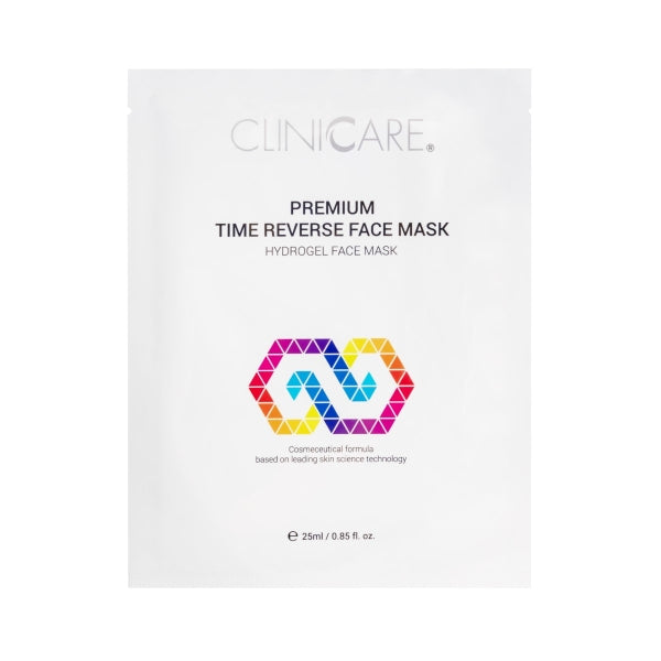 CLINICCARE Premium Time Reverse Face Mask jauninamoji hidrogelio kaukė, 1 vnt.