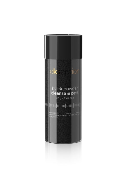 EKSEPTION Black Powder Detox & Peel detoksikuojamoji anglies pudra, 70 g