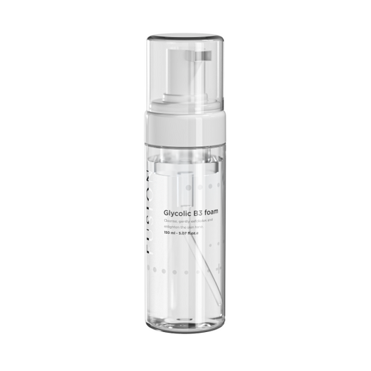 FUSION Glycolic B3 Foam prausimosi putos su glikoliu ir B3, 150 ml