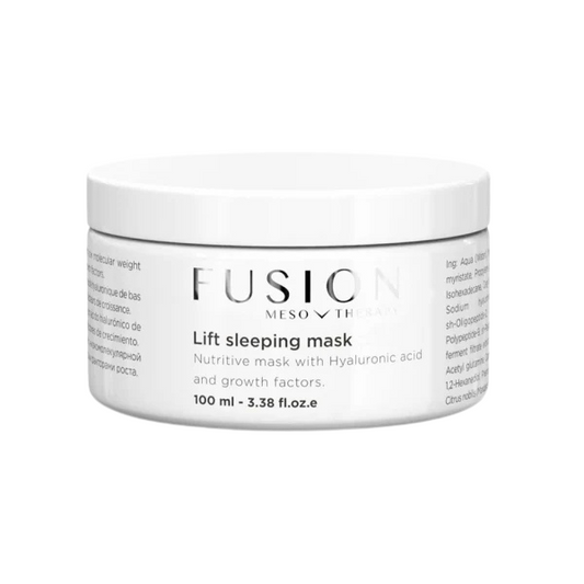 FUSION Lift Sleeping Mask maitinamoji kaukė su hialurono rūgštimi ir augimo faktoriais, 100 ml