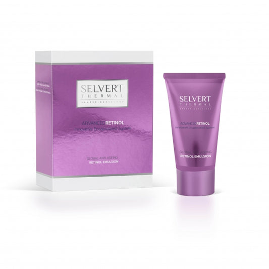 SELVERT THERMAL ADVANCE RETINOL Emulsija prieš odos senėjimą su retinoliu ir SPF15, 50 ml