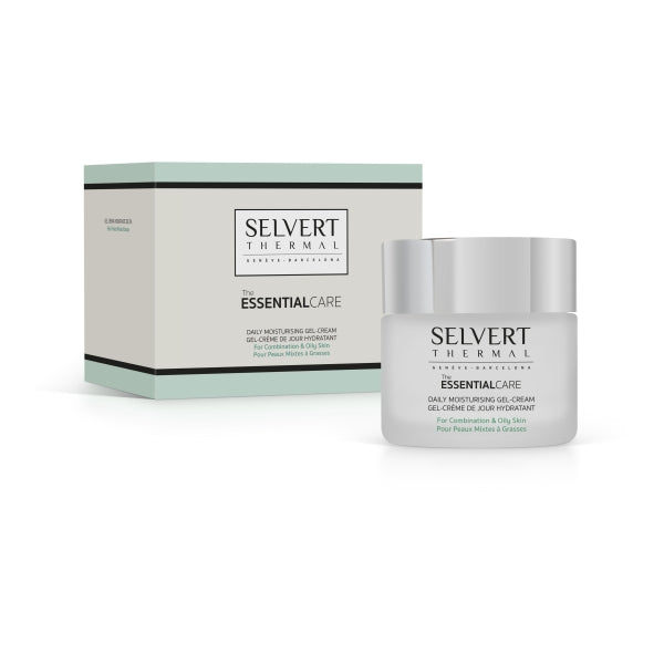 SELVERT THERMAL DAILY MOISTURISING GEL-CREAM Lengvas drėkinamasis kremas riebiai ir mišriai odai, 50 ml