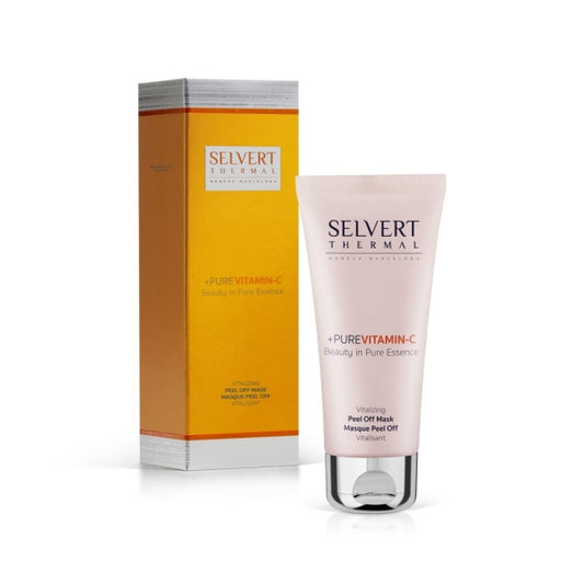 SELVERT THERMAL +PURE VITAMIN C Revitalizuojamoji kaukė su vitaminu C, 100 ml
