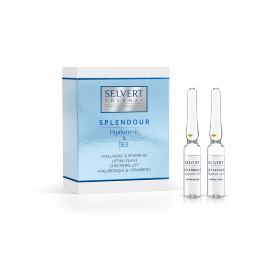 SELVERT THERMAL SPLENDOUR Liftinguojantis koncentratas su hialurono rūgštimi bei vitaminu B3, 2x1,5ml