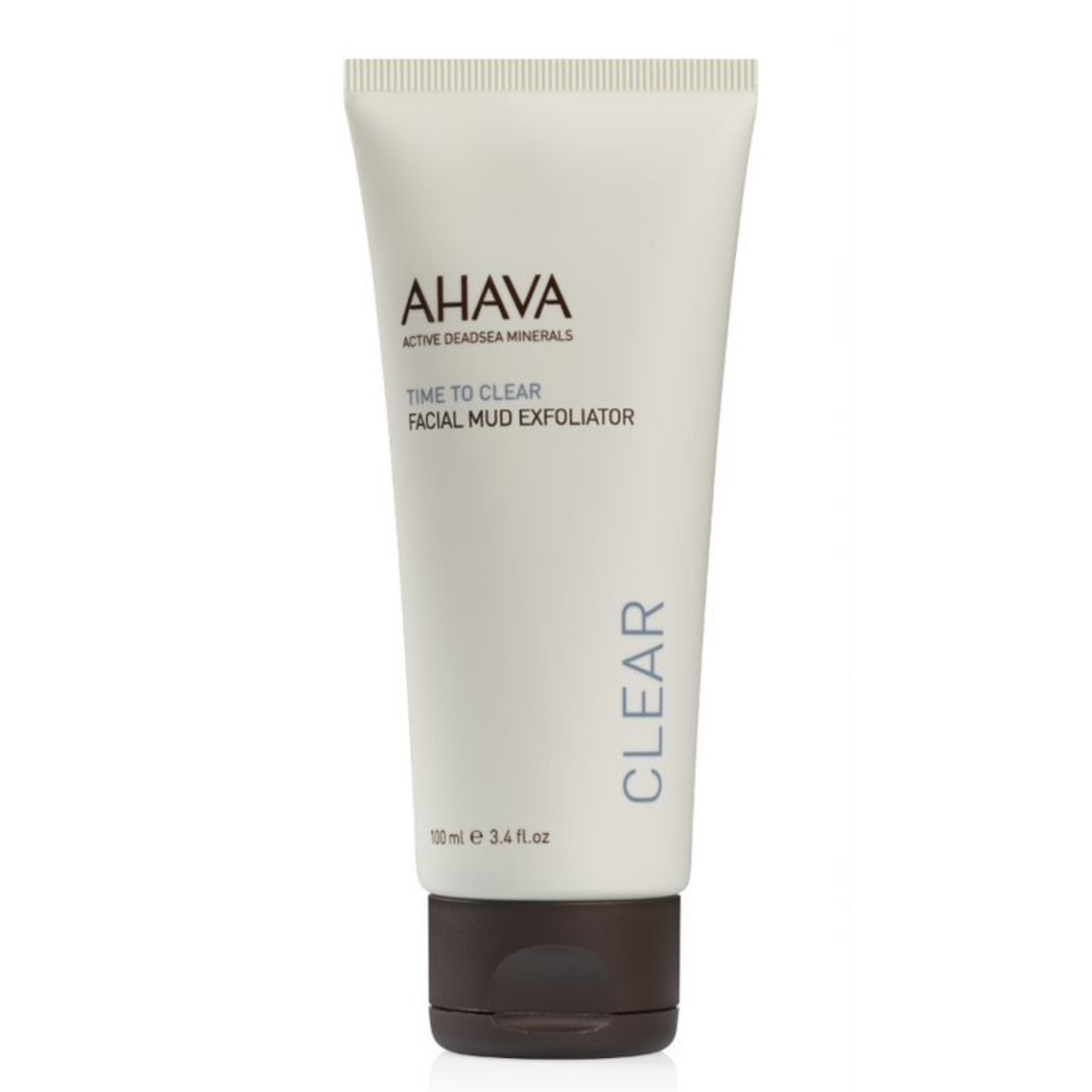 AHAVA Time To Clear Mud Facial Scrub, 100 ml