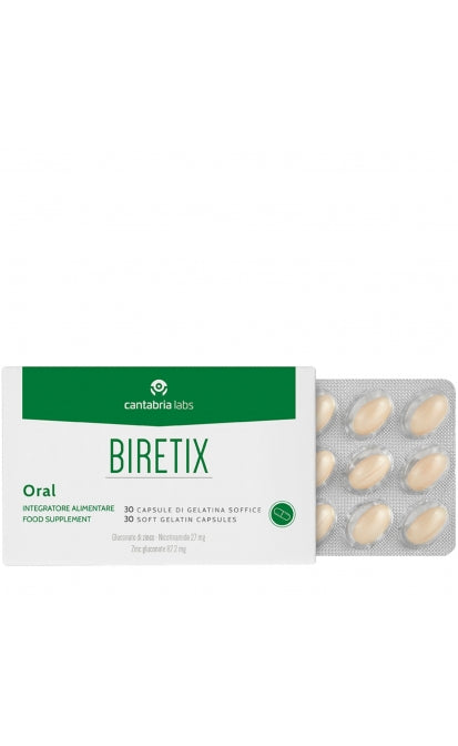 BIRETIX maisto papildai, 30 kapsulių