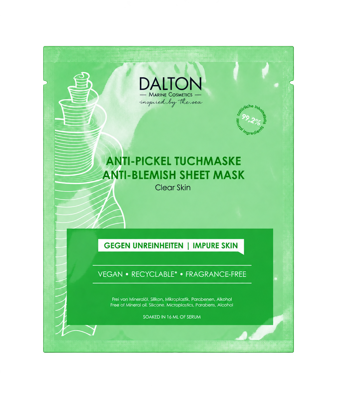 DALTON Anti-Blemish kaukė probleminei odai, 1 vnt.