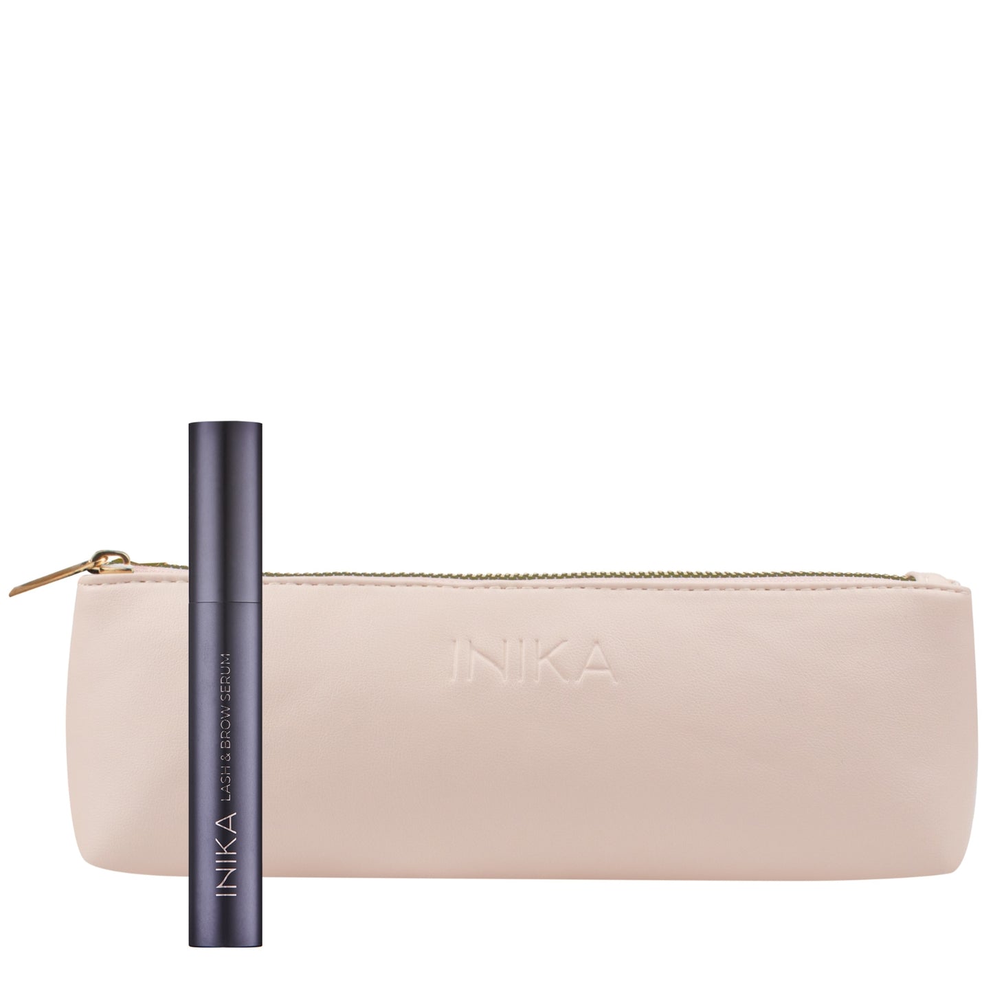INIKA ORGANIC eyelash and eyebrow serum, 7 ml + cosmetic bag