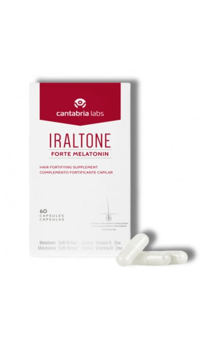 IRALTONE Forte Melatonin hair supplements, 60 capsules