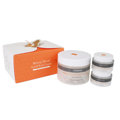 THESERA Melting Thread paakių ir kaklo kremas, 100 ml + dvi mini pakuotės dovanų 2×15 ml