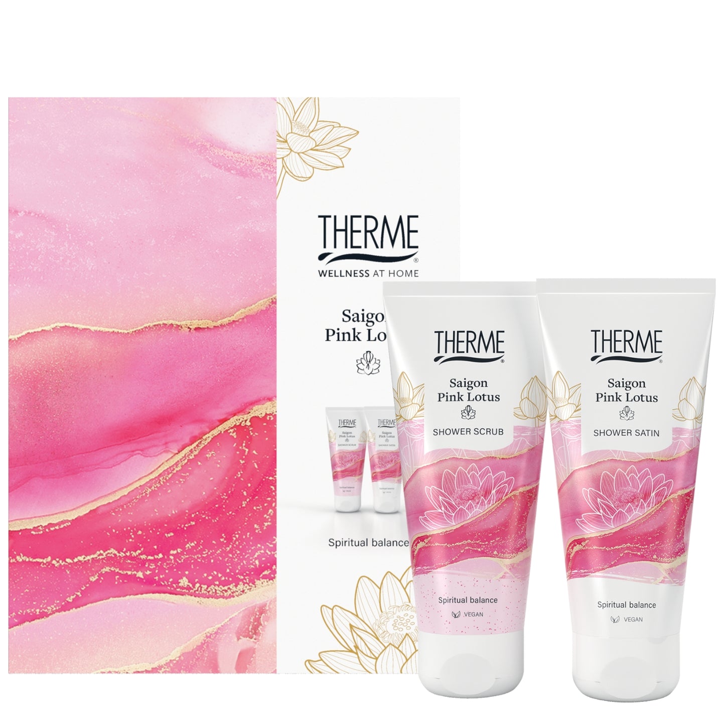 THERME Saigon Pink Lotus šventinis rinkinys