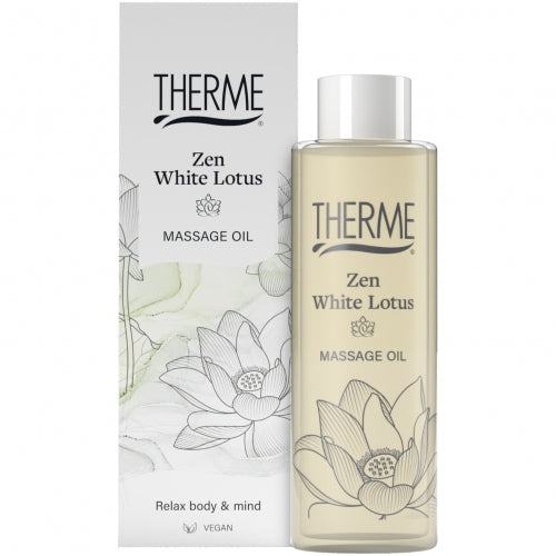 THERME Zen White Lotus masažo aliejus, 125 ml