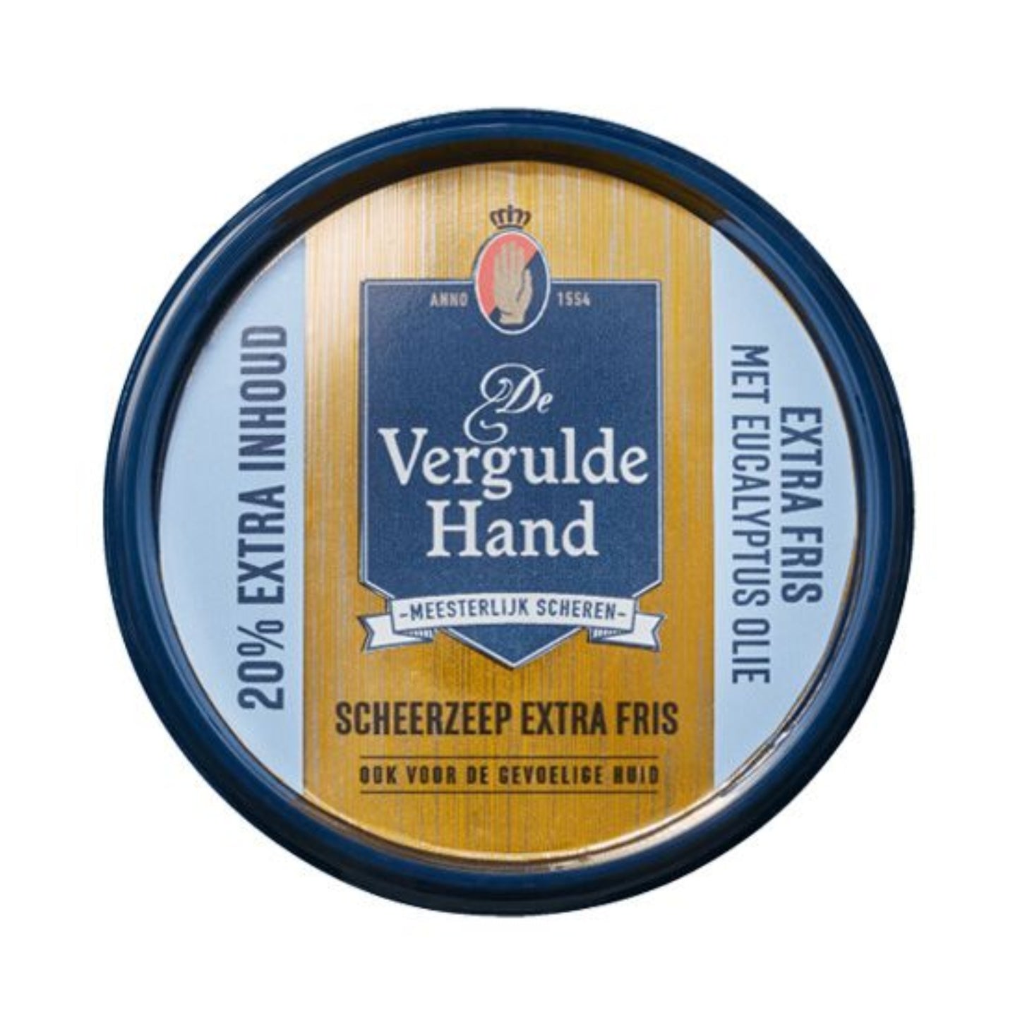 VERGULDE HAND Fresh refreshing shaving soap bar, 75 gr. + 20% Extra