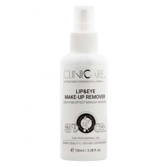 CLINICCARE Lip & Eye Make-up Remover akių ir lūpų makiažo valiklis, 100 ml