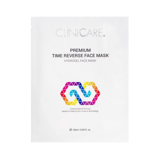 CLINICCARE Premium Time Reverse Face Mask jauninamoji hidrogelio kaukė, 1 vnt.