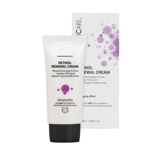 CLINICCARE Retinol Renewal Cream atjauninantis kremas su retinoliu, 50 ml