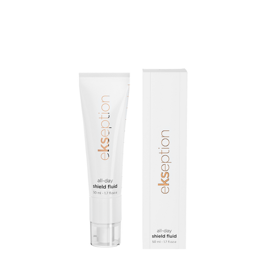 EKSEPTION All Day Shield Fluid apsauginė emulsija su ferulo rūgštimi SPF25, 50 ml