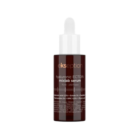 EKSEPTION Hyaluronic ECTOIN drėkinamasis serumas sausai odai prieš raudonį, 75 ml
