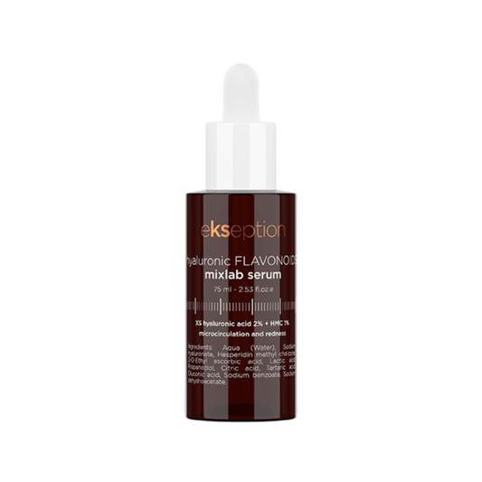 EKSEPTION Hyaluronic Flavonoids serumas su flavonoidais mikrocirkuliacijos gerinimui, 75 ml