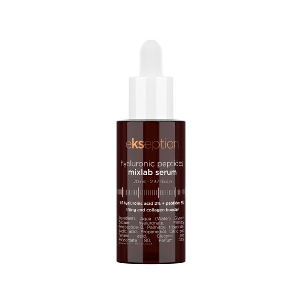 EKSEPTION Hyaluronic Peptides Serum priešraukšlinis liftingo serumas, 75 ml