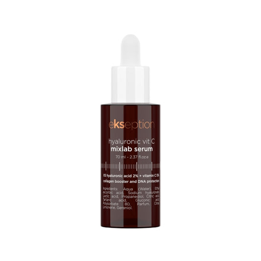 EKSEPTION Hyaluronic Vitamin C skaistinamasis serumas su vitaminu C, 75 ml