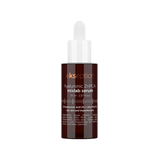 EKSEPTION Hyaluronic ZnPCA serumas riebiai, probleminei odai, 75 ml