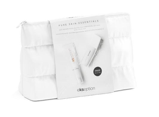 EKSEPTION Pure Skin Essentials rinkinys mišriai ir riebiai, aknės pažeistais odai