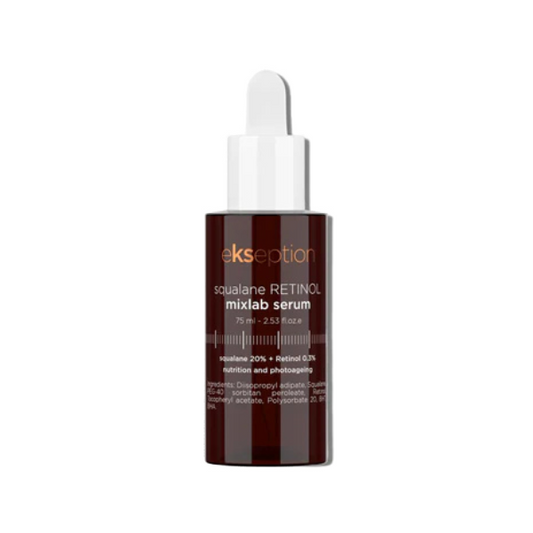 EKSEPTION Squalane Retinol serumas odos maitinimui, prieš fotosenėjimą, 75ml