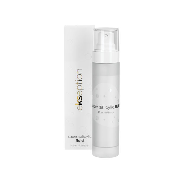 EKSEPTION Super Salicylic Fluid serumas riebiai, aknės pažeistai odai, 45 ml