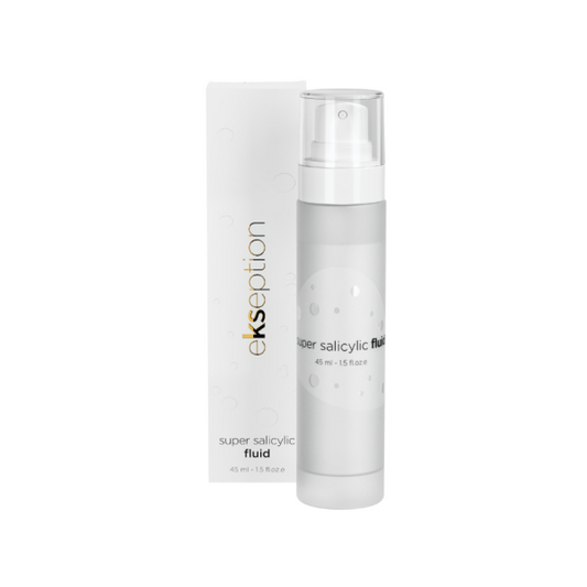 EKSEPTION Super Salicylic Fluid serumas riebiai, aknės pažeistai odai, 45 ml
