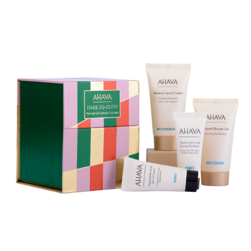 AHAVA Dare To Glow Refresh & Hydrate Express dovanų rinkinys