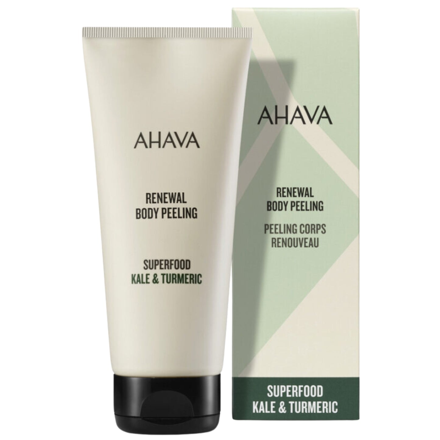 AHAVA Kale & Turmeric kūno šveitiklis, 200 ml