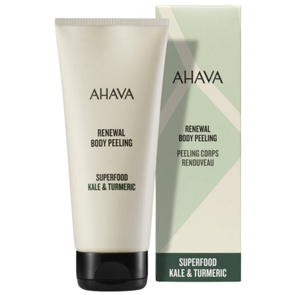 AHAVA Kale & Turmeric kūno šveitiklis, 200 ml