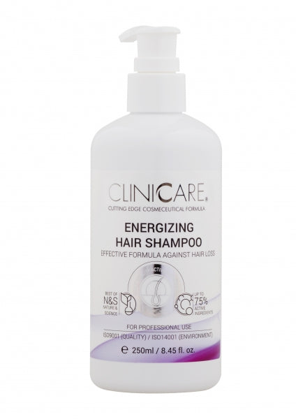 CLINICCARE Šampūnas nuo plaukų slinkimo ENERGIZING HAIR SHAMPOO, 250 ml