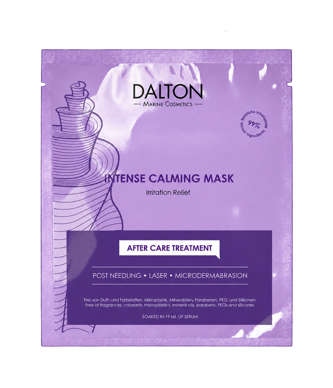 DALTON Intense Calming raminanti kaukė, 1 vnt.
