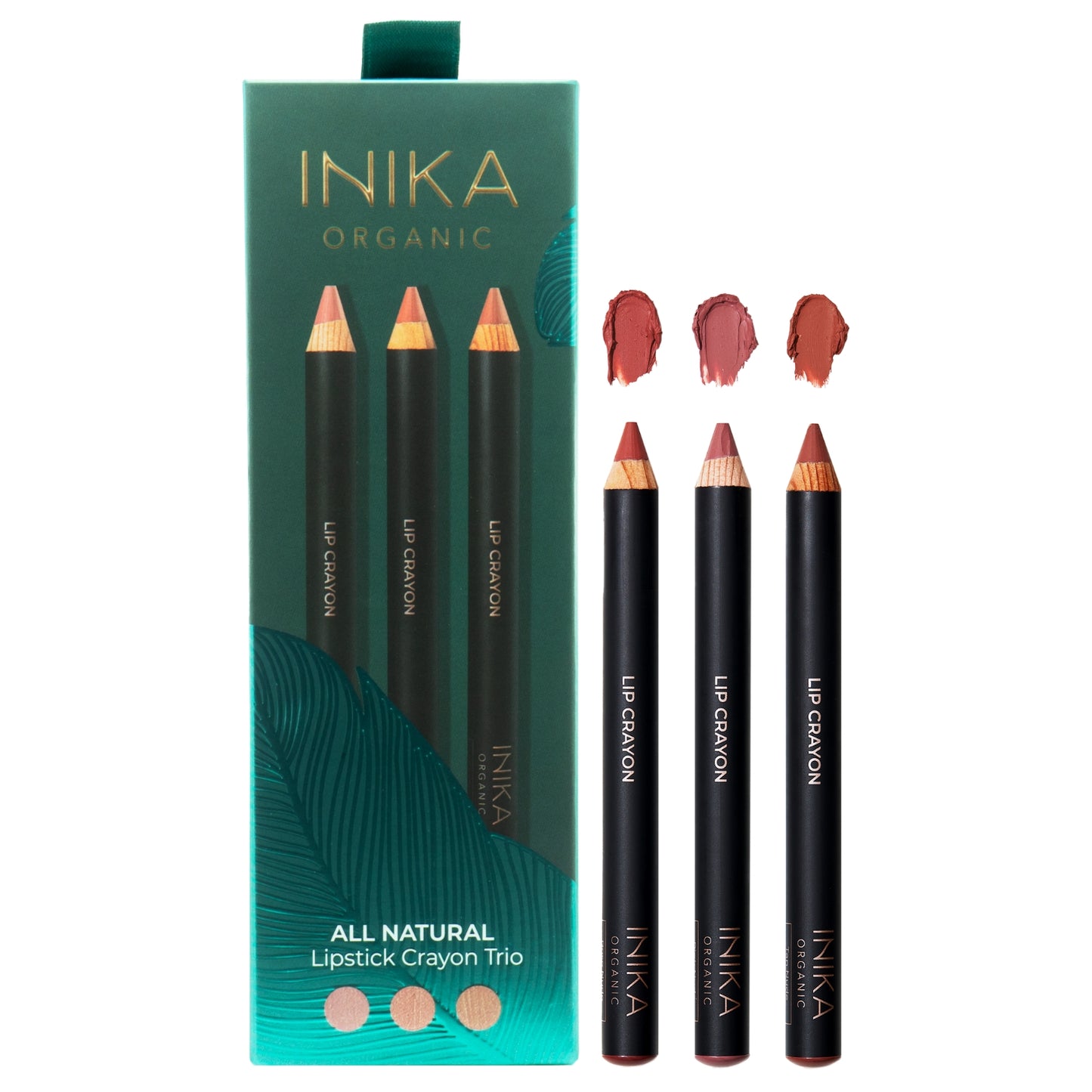 INIKA ORGANIC visu dabisko lūpu krītiņu dāvanu komplekts