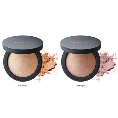 INIKA ORGANIC švytėjimo suteikianti kompaktinė pudra, 8 g