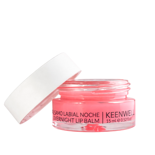 KEENWELL naktinė lūpų kaukė Raspberry, 15 ml