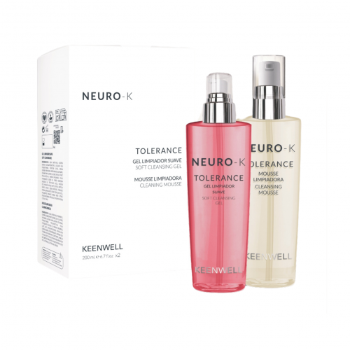KEENWELL Neuro-K Sensitive Skin Care Set (Gentle Cleansing Gel 200 ml + Cleansing Foam 200 ml)