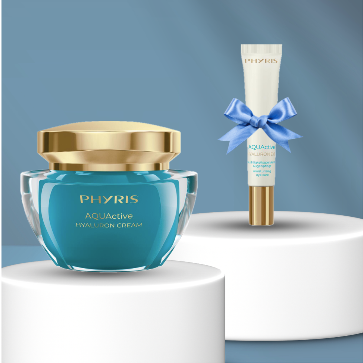 PHYRIS AQUActive rinkinys (Hyaluron Cream 50 ml + Hyaluron Eye, 20 ml), 1 vnt.