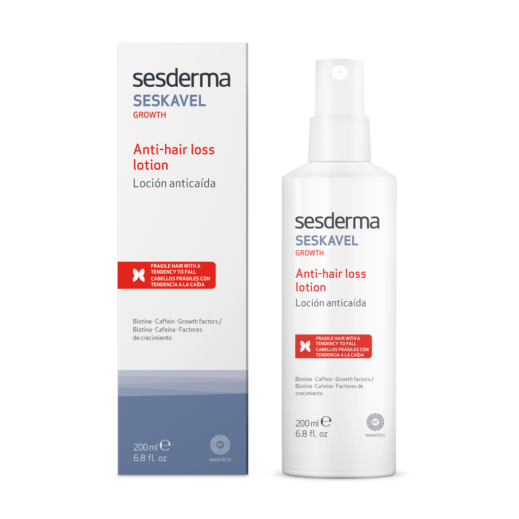 SESDERMA Seskavel Growth slinkimą mažinantis plaukų losjonas, 200 ml