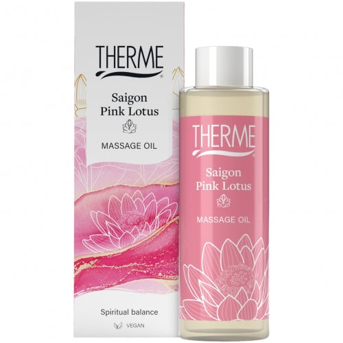 THERME Saigon Pink Lotus masažo aliejus, 125 ml